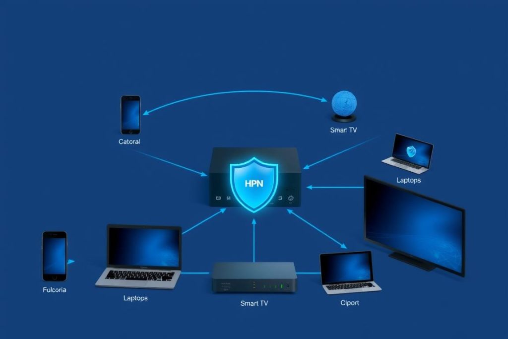 HPN hardware firewall protecting multiple home devices simultaneously HPN hardware firewall protecting multiple home devices simultaneously