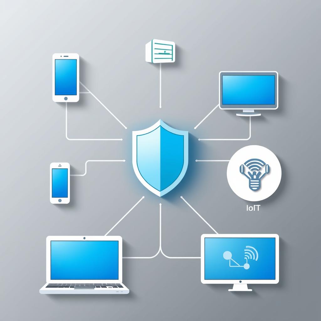 Multiple devices protected by a single hardware firewall Multiple devices protected by a single hardware firewall
