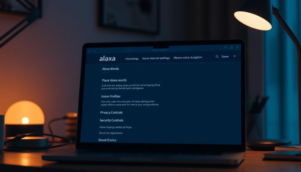Alexa voice recognition settings