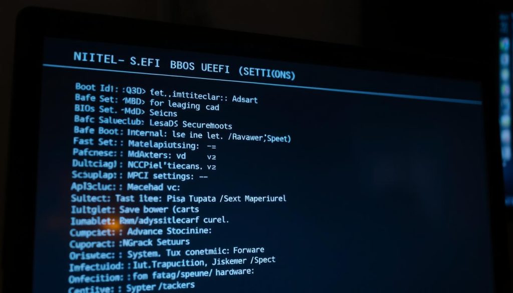 BIOS settings
