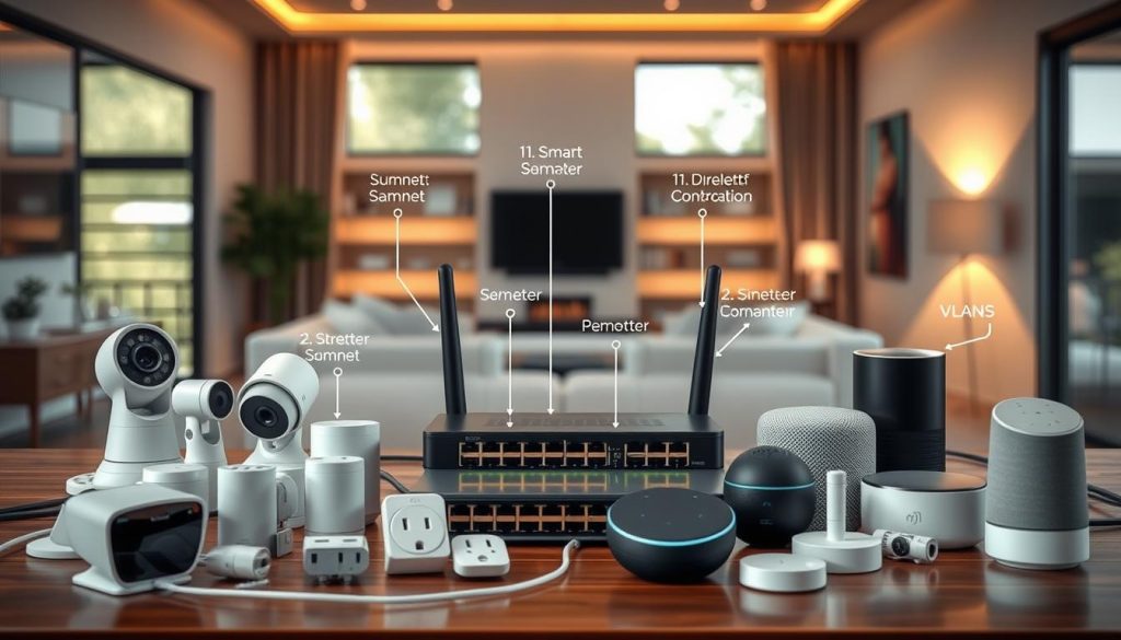 Network segmentation for smart home devices