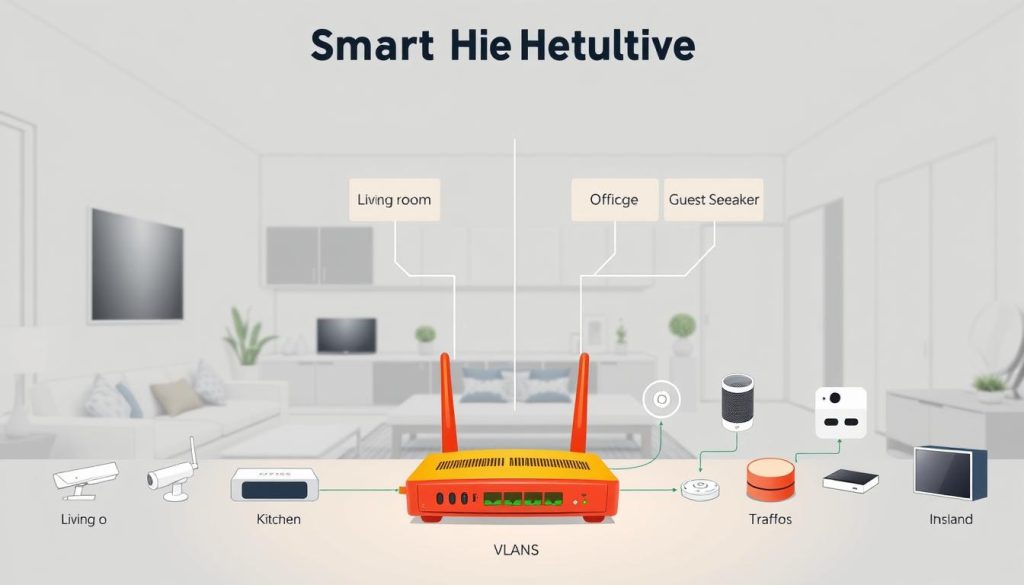 Network segmentation for smart homes
