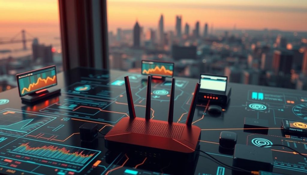 Router Log Analysis for Data Breaches Prevention