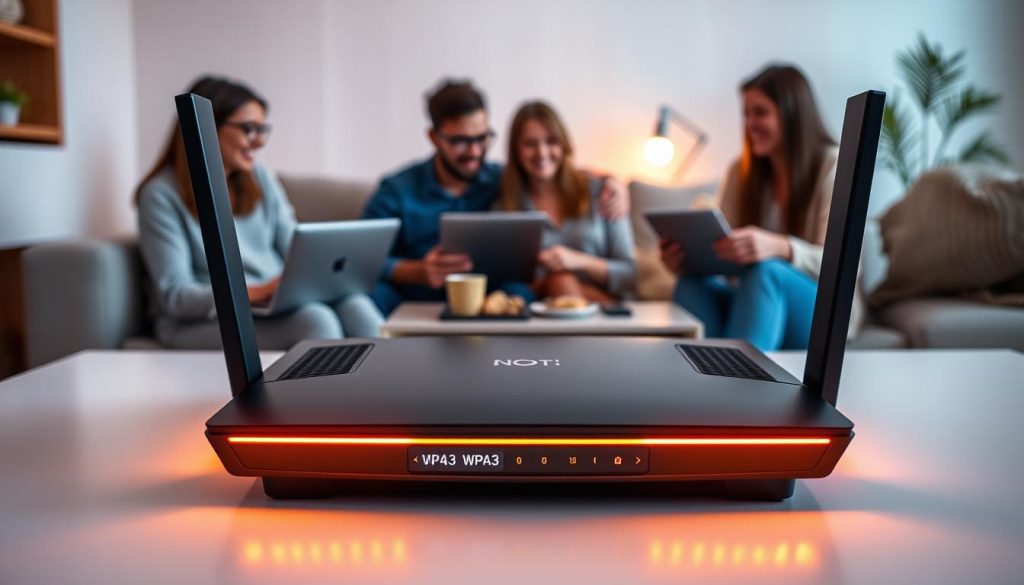 Router encryption settings