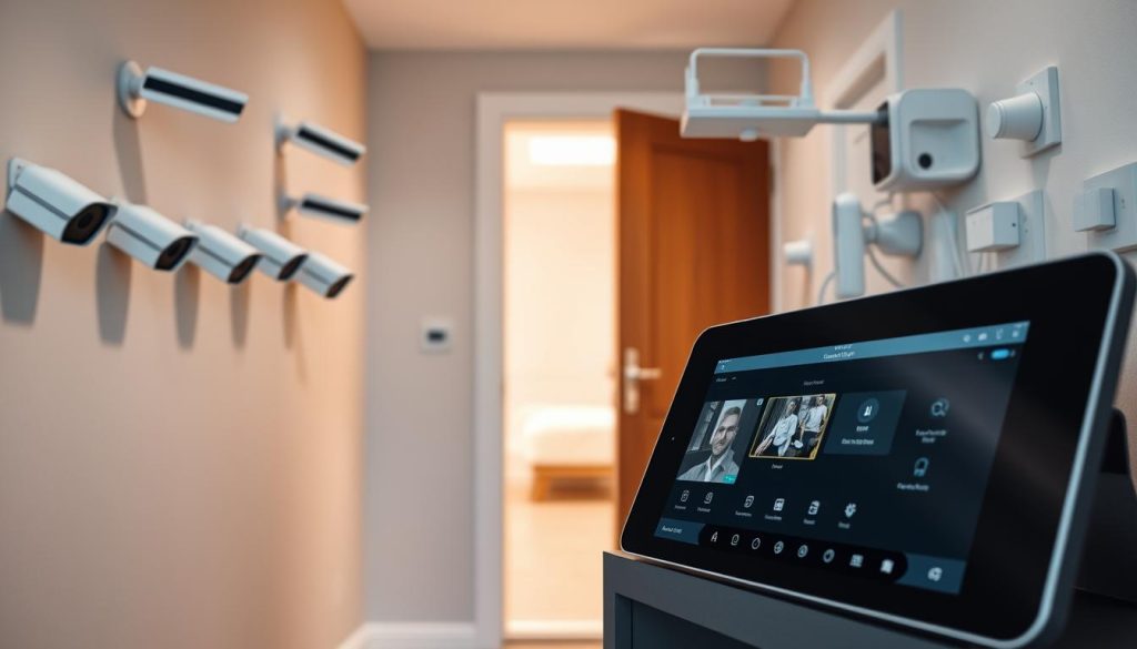 connected home security