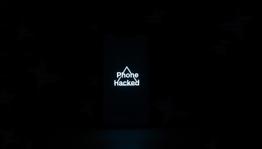 phone signs phone hacked