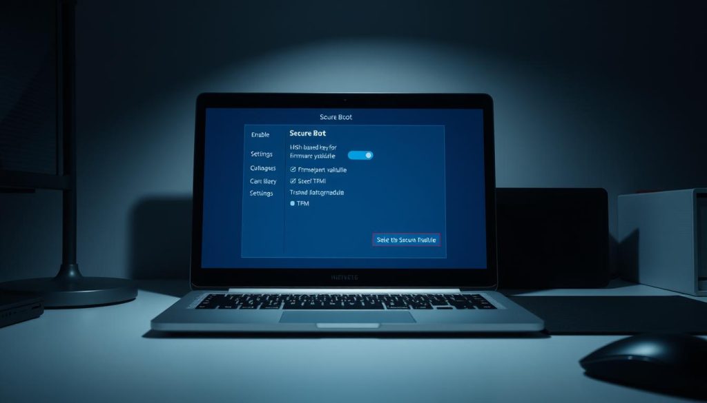 secure boot settings