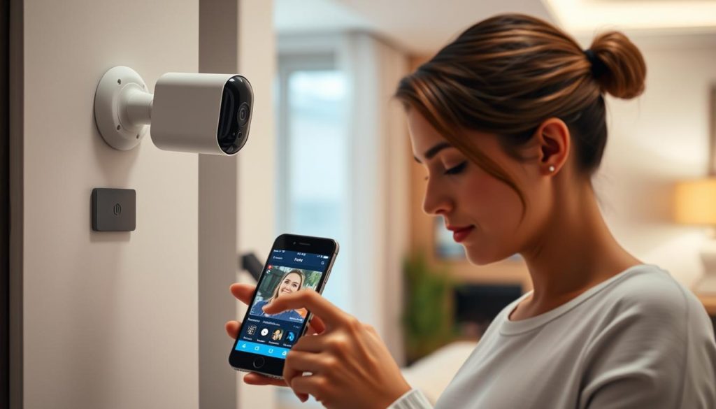 smart home security camera integration