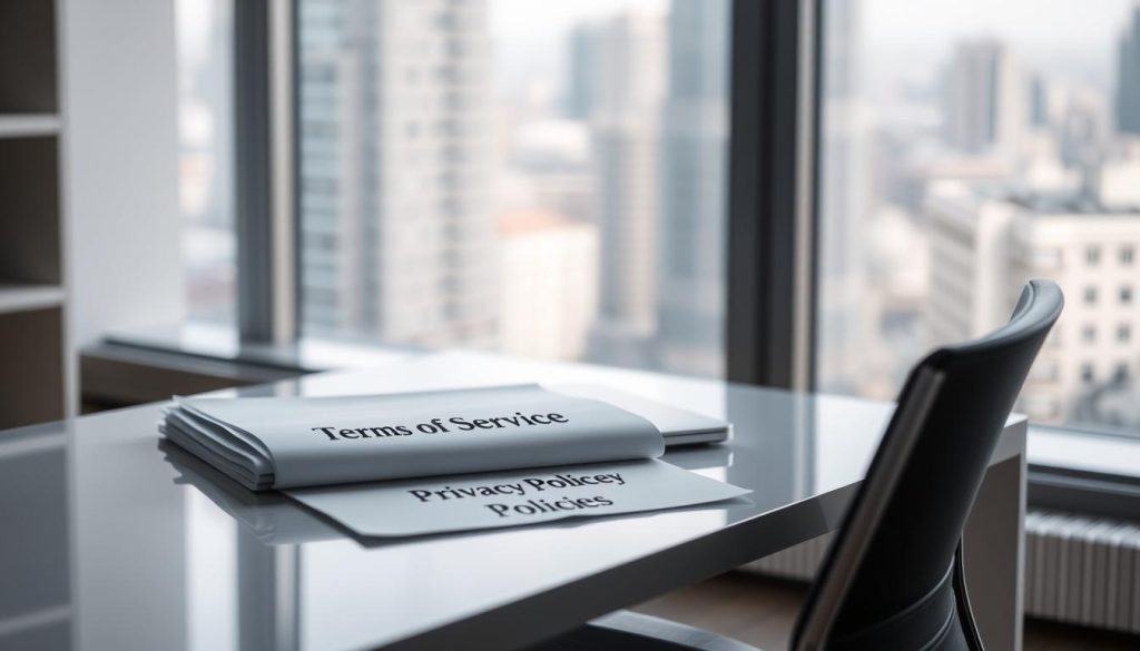 terms of service and privacy policies